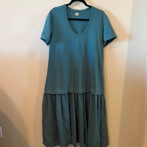 We The Free Teal Midi Dress